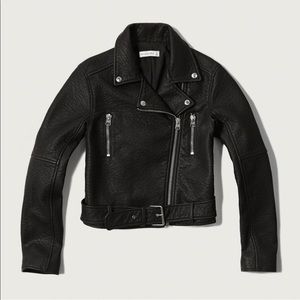 Abercrombie and Fitch Vegan Leather Jacket